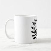 MUG CADEAUX DE GARÇON D'HONNEUR MONOGRAMME ANNÉE DATE  (Gauche)