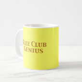 Mug Cadeaux de génie de club d'allégresse (Devant gauche)