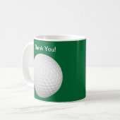 Mug Cadeaux de golf de Merci (Devant gauche)