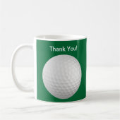 Mug Cadeaux de golf de Merci (Gauche)