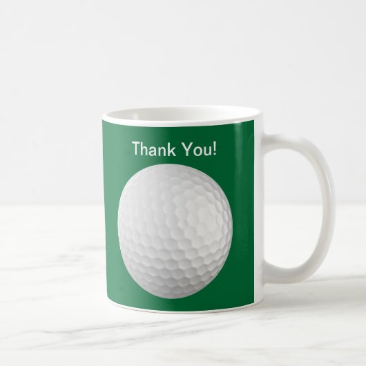 Mug Cadeaux de golf de Merci (Droite)