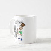 Mug Cadeaux de grillades humoristiques (Devant gauche)
