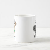 Mug Cadeaux de grillades humoristiques (Centre)