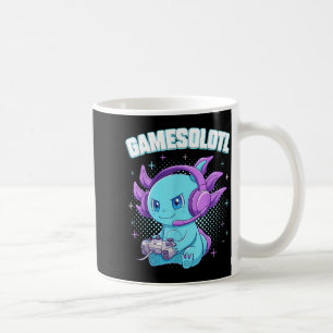 Mug Cadeaux de jeux vidéo Gamesolotl Axolotl Kawaii An