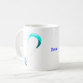 Mug Cadeaux de kitesurf de Kiteboarding (Devant gauche)