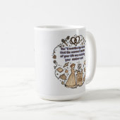 Mug cadeaux de la fête des mères (Devant droit)