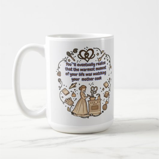 Mug cadeaux de la fête des mères (Gauche)