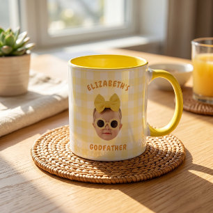 Mug Cadeaux de la fête des pères pour papa jaune