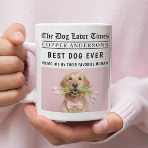 Mug Cadeaux de la Saint-Valentin avec photo de chien p