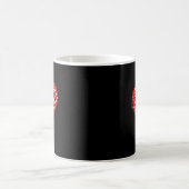 Mug Cadeaux de la Saint-Valentin cœur imprimé léopard (Centre)