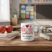 Mug Cadeaux de la Saint-Valentin pour Enseignants Pers