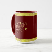 Mug Cadeaux de la Saint-Valentin rouges (Devant gauche)