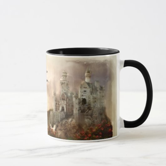 Mug Cadeaux de mariage de princesse Fantasy Castle (Droite)