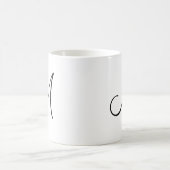 Mug Cadeaux de mariage Monogrammes de musique (Centre)