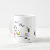 Mug Cadeaux de "Merci" d'infirmière (Devant gauche)