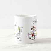 Mug Cadeaux de "Merci" d'infirmière (Centre)