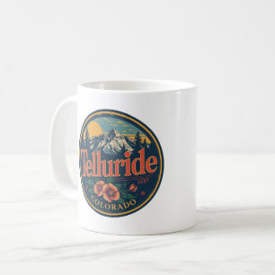 Mug cadeaux de nature vintage Telluride colorado extér