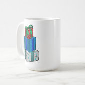 Mug Cadeaux de Noël (Devant gauche)