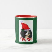 Mug Cadeaux de Noël Cavalier King Charles Spaniel (Centre)