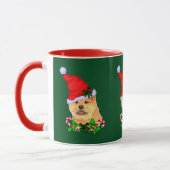 Mug Cadeaux de Noël Cute Chow Chow (Gauche)