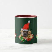 Mug Cadeaux de Noël de marionnettes anglais Mastiff (Centre)