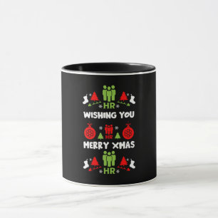 Mug Cadeaux de Noël des RH d'entreprise