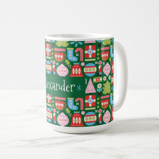 Mug Cadeaux de Noël personnalisés (Devant droit)