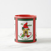 Mug Cadeaux de Noël pour Airedale Terrier (Centre)