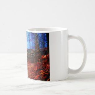 Mug Cadeaux de peinture à l'huile de forêt de feu et d