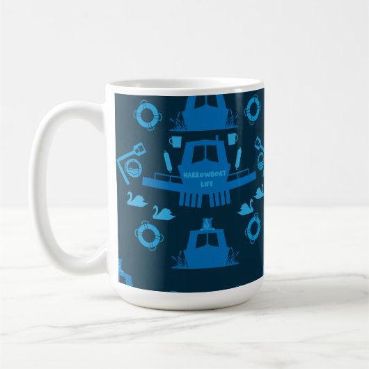 Mug Cadeaux de péniche britannique (Gauche)