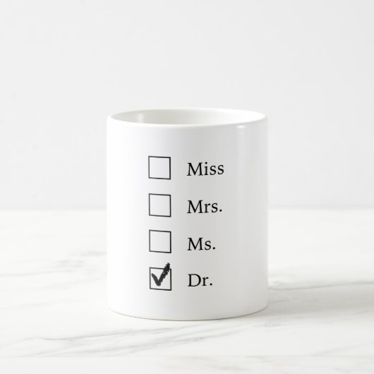 Mug Cadeaux de PhD pour des femmes (Centre)