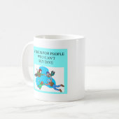Mug cadeaux de plongeur de ciel (Devant gauche)