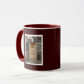 Mug Cadeaux de porte rustiques (Devant gauche)