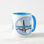 Mug Cadeaux de praticienne d'infirmière (Devant droit)