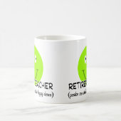 Mug Cadeaux de professeur de danse heureuse retirée de (Centre)