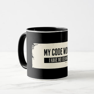 Mug Cadeaux de programmeur, Coder