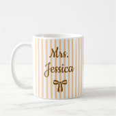 Mug Cadeaux de reconnaissance d'enseignant personnalis (Gauche)