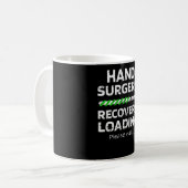 Mug Cadeaux de récupération de chirurgie à la main | C (Devant gauche)