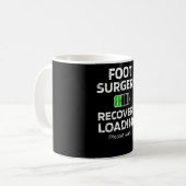 Mug Cadeaux de récupération de la chirurgie des pieds| (Devant gauche)