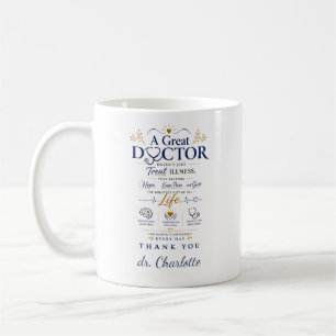 Mug Cadeaux de remerciement personnalisés pour médecin