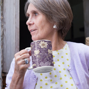 Mug Cadeaux de retraite botanique vintages pour maman