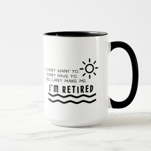 Mug Cadeaux de retraite drôles pour la maman de papa (Droite)