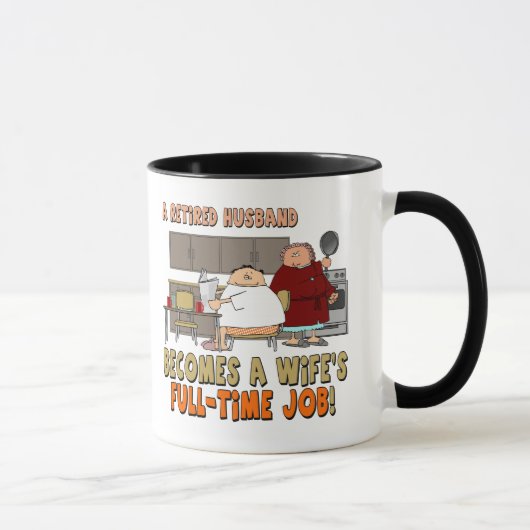 Mug Cadeaux de retraite et T-shirts de retraite (Droite)