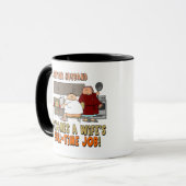 Mug Cadeaux de retraite et T-shirts de retraite (Devant gauche)