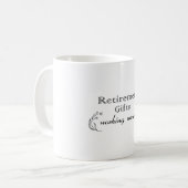 Mug Cadeaux de retraite femmes actives  (Devant gauche)