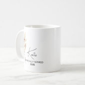 Mug Cadeaux de retraite pour enseignante, enseignante  (Devant gauche)