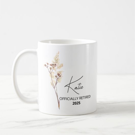 Mug Cadeaux de retraite pour enseignante, enseignante  (Gauche)