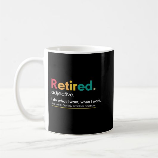 Mug Cadeaux De Retraite Pour Femmes Drôle Cadeaux De R (Gauche)