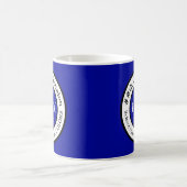 Mug Cadeaux de réunion de classe personnalisés, bleu e (Centre)