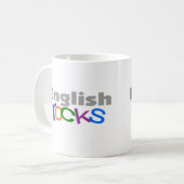 Mug Cadeaux "de roches anglaises" de professeur (Devant gauche)